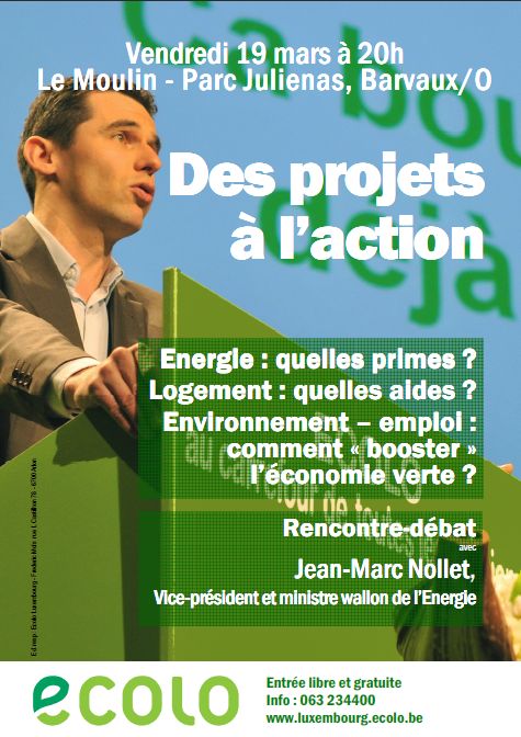 Affiche des projets à l'action