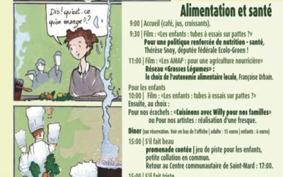 Invitation à la journée “Alimentation et santé” du dimanche 27 mars à Saint-Mard (Virton)