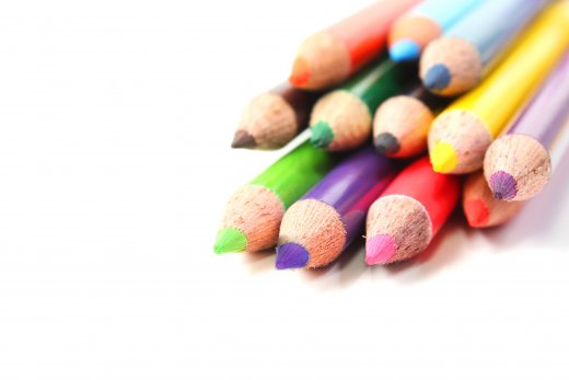 Crayons multicolores