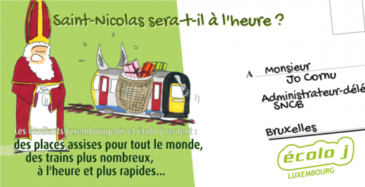 Carte Saint-Nicolas à l'attention de Jo Cornu